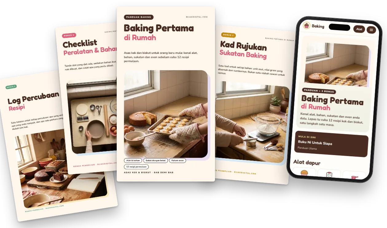 Pakej Baking Pertama di Rumah