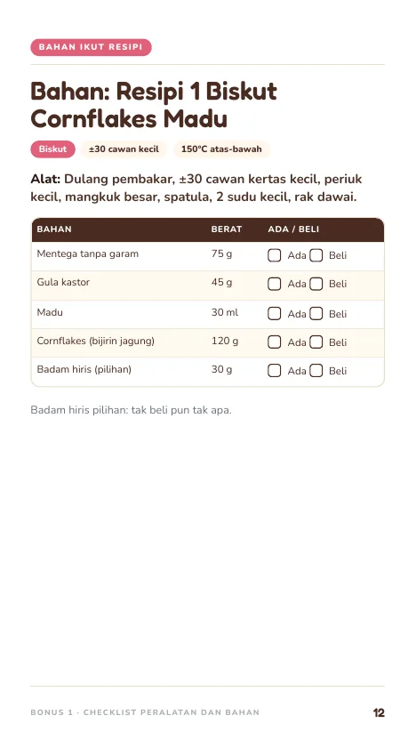 Bonus 1 Bahan Resipi 1